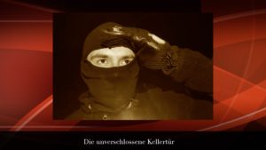 Einbrecher mit Maske