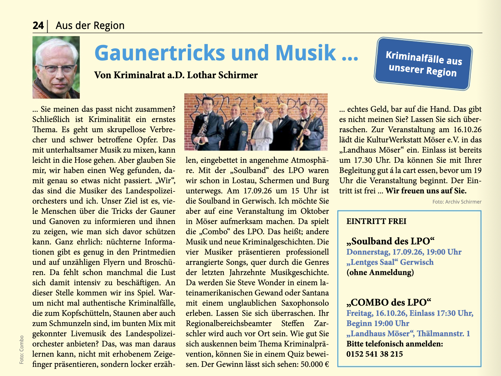 260909 MK 054 Gaunertricks und Musik